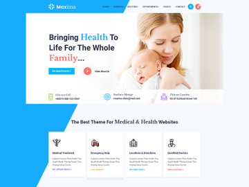 Medical PSD Template preview picture