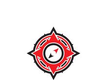 Compass logo template vector icon illustration design