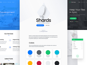 Shards — A Free & Modern UI Kit based on Bootstrap 4 preview picture