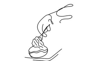 Street food line art