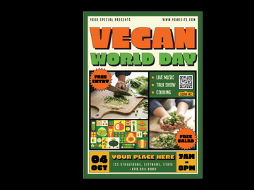 Vegetarian Day Flyer preview picture