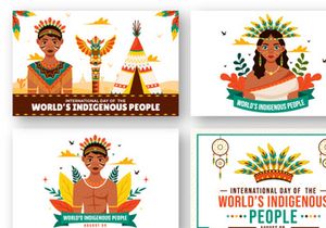 12 World Indigenous People Day Illustration