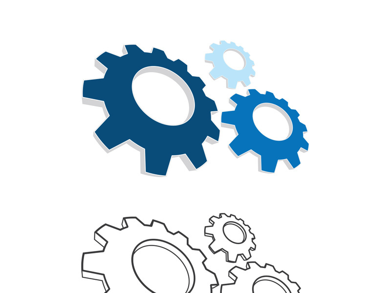 Gear Logo Template vector icon