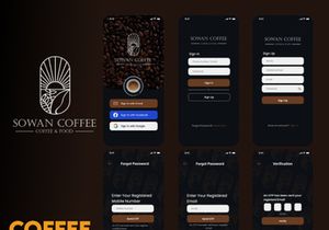Sowan Coffee - UI Kit Coffee Shop App