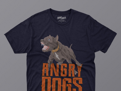 Dog T-shirt Design With Free Mockup