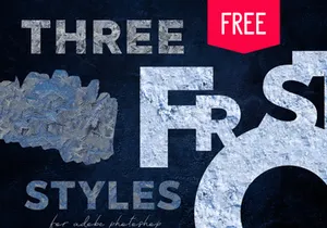 Free Frost Styles Effects For Adobe Photoshop