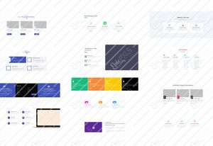 25 Widgets de Recursos para UI Kit Web Ver-02