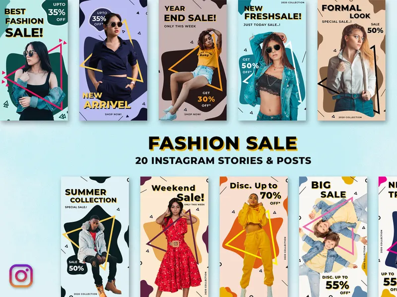 Fashion Sale Instagram Stories & Posts