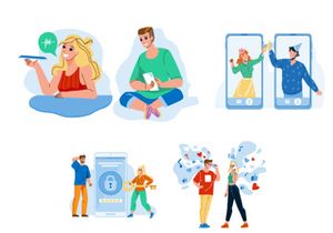 Social media characters
