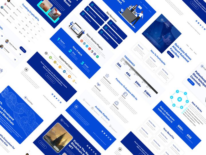 Cryto Newsletter UI Figma Template