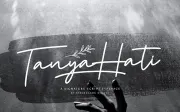 Tanya Hati - Signature Script Font