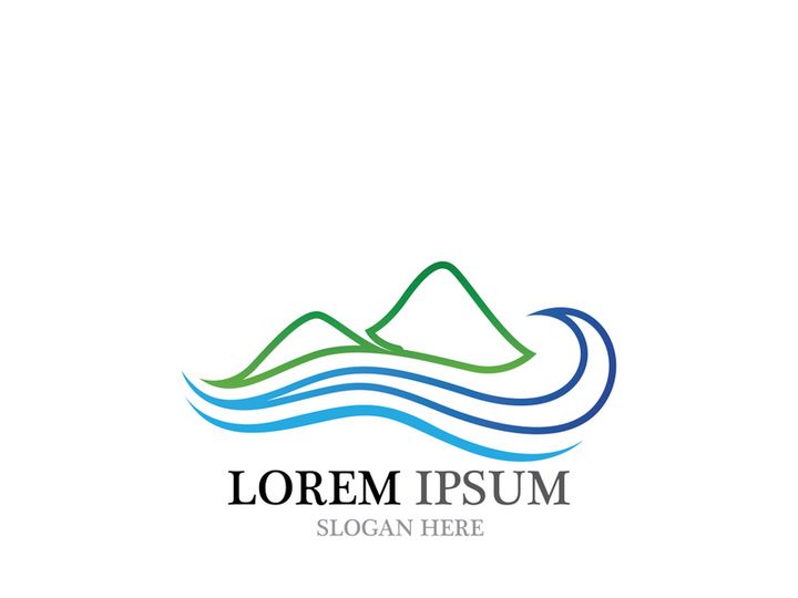 Mountain icon Logo Template Vector illustration design