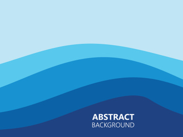 Blue wave water background wallpaper vector preview picture