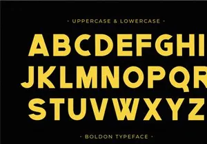 Boldon - Modern Sans Serif Font