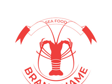 Vintage lobster logo preview picture