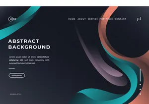 3D Black Colorful Abstract Background