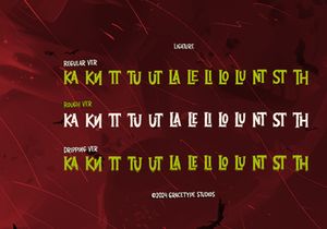 Gorgon Cursed | Horror Typeface