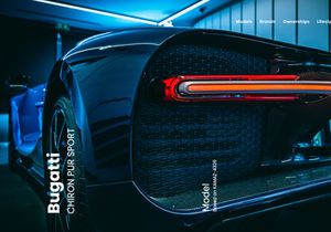 Car Landing Page Design