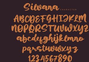 Silvana - Script Font