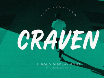 Craven - Display Font preview picture