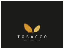 tobacco leaf logo,tobacco field and tobacco cigarette logo .With easy and simple editing.
