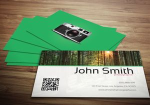 Photographer Business Card Template