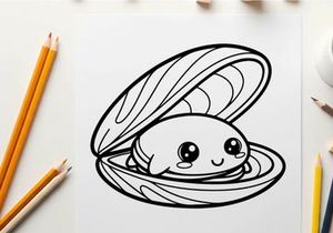Cute white bunny sleeping in moon vector illustration