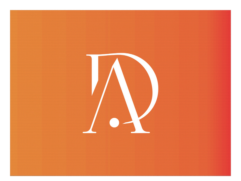 Sleek and Professional Letter AD Logo Design