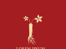 Ginseng vector icon illustration design