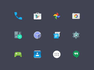 Android Lollipop Icons preview picture