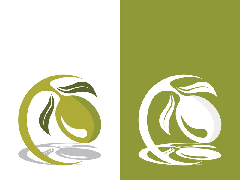 Extra virgin olive oil logo icon design vector illustration