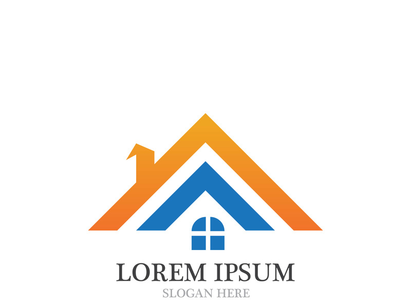 Real Estate home building , Property and Construction Logo design