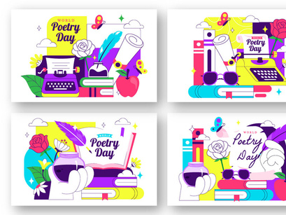 10 World Poetry Day Illustration