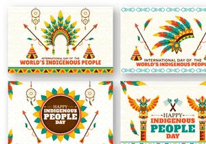 12 World Indigenous People Day Illustration