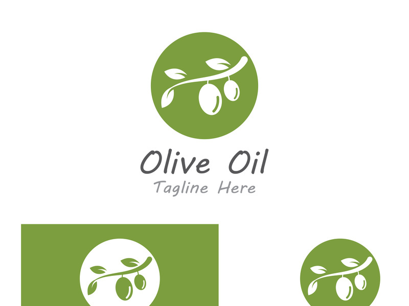 Olive fruit logo design.