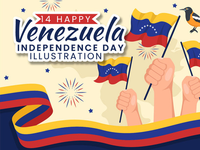 14 Happy Venezuela Independence Day Illustration
