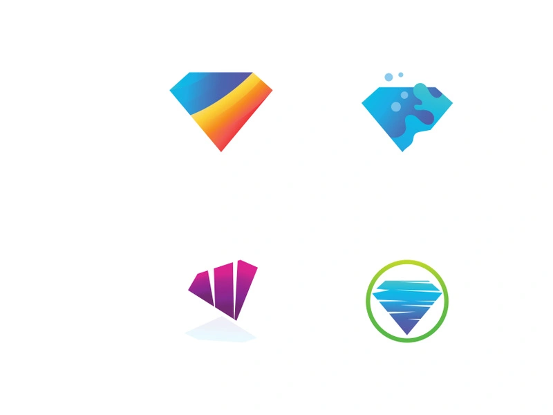 Diamond Logo Template vector icon illustration design