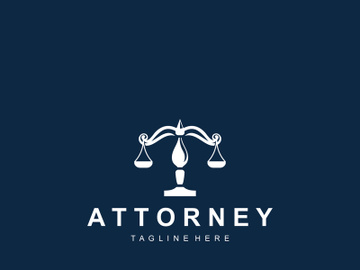 Attorney at law firm logo simple for business design inspiration preview picture