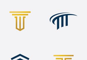 Column icon vector Logo Template  illustration design