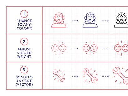 30 Customer Service Icons