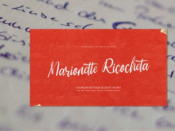 Marionette Ricocheta | Handwritten Script preview picture