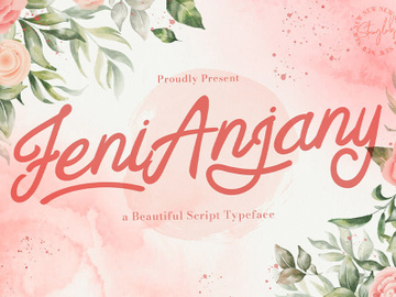 Feny Anjany - Handwritten Font preview picture