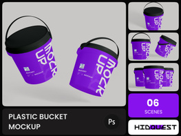Plastic Bucket Mockup preview picture