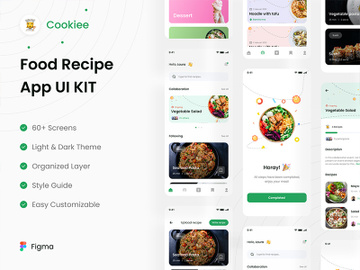 Food Recipe UI KIT preview picture