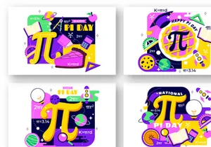 10 National Pie Day Illustration
