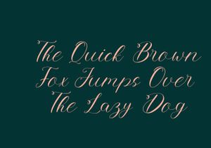NCL BOOJEW LESTAP - Elegant Script