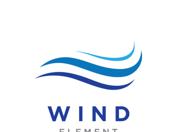 Unique wind abstract logo. preview picture