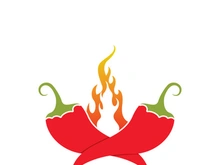 Red hot natural chili icon vector illustration
