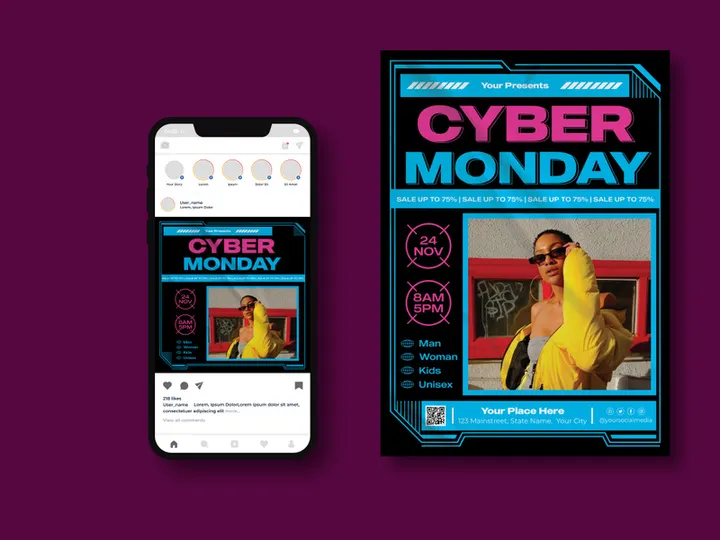 Cyber Monday Flyer