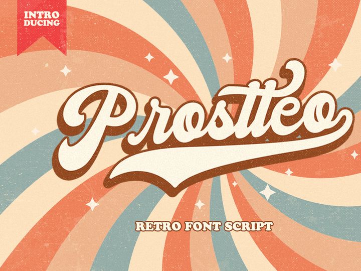 Prostteo - Bold Script Font